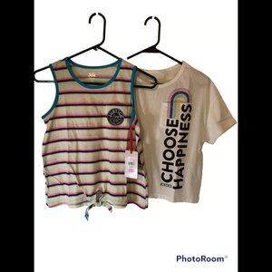 Girls Justice Shirts- Size Large - NWT